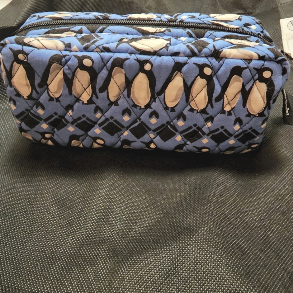 Vera Bradley penguin makeup pouch
